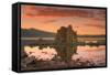 Moody Sunset at Mono Lake, Sierra Nevada-Vincent James-Framed Stretched Canvas