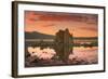 Moody Sunset at Mono Lake, Sierra Nevada-Vincent James-Framed Photographic Print