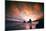 Moody Sunset at Rodeo Beach, Marin Headlands, San Francisco-Vincent James-Mounted Photographic Print