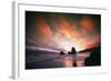 Moody Sunset at Rodeo Beach, Marin Headlands, San Francisco-Vincent James-Framed Photographic Print