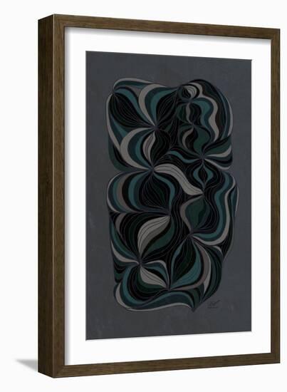 Moody Swirl-Dominique Vari-Framed Art Print