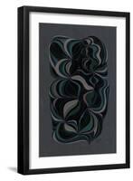 Moody Swirl-Dominique Vari-Framed Art Print