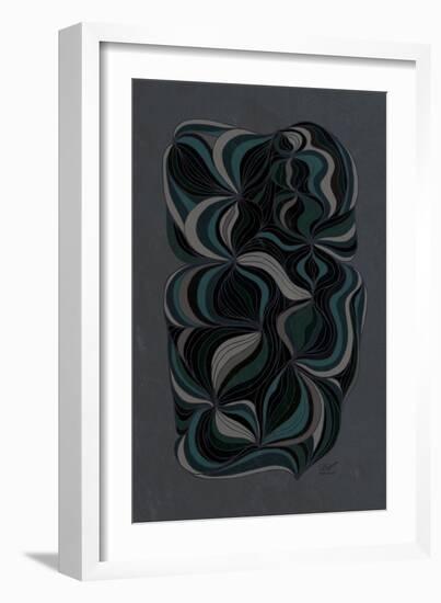 Moody Swirl-Dominique Vari-Framed Art Print