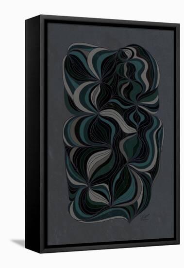 Moody Swirl-Dominique Vari-Framed Stretched Canvas