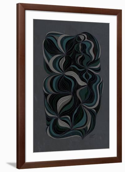 Moody Swirl-Dominique Vari-Framed Art Print