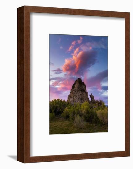 Moody Tufa Tower, Mono Lake Eastern Sierras California-Vincent James-Framed Photographic Print