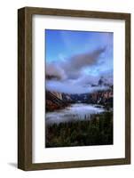 Moody Yosemite Valley View in Fog, Yosemite National Park-Vincent James-Framed Photographic Print