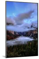 Moody Yosemite Valley View in Fog, Yosemite National Park-Vincent James-Mounted Photographic Print