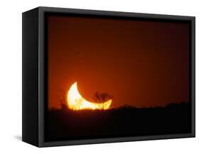 Moom Glow-Art Wolfe-Framed Stretched Canvas