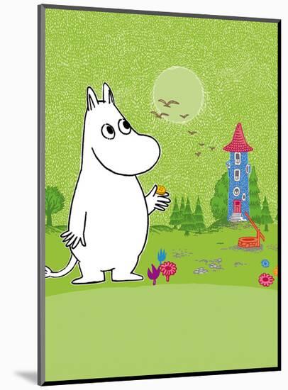 Moomintroll in Moomin Valley-Tove Jansson-Mounted Art Print