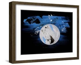 Moon,2017-Alex Caminker-Framed Giclee Print