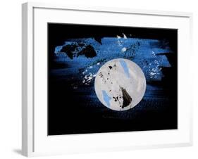 Moon,2017-Alex Caminker-Framed Giclee Print