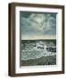 Moon and Breakwater, 1997-Margaret Hartnett-Framed Giclee Print