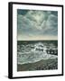 Moon and Breakwater, 1997-Margaret Hartnett-Framed Giclee Print