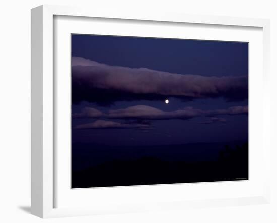 Moon and Clouds-null-Framed Photographic Print