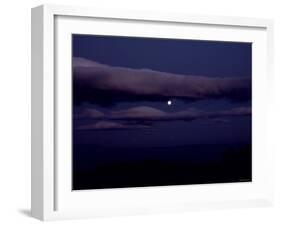 Moon and Clouds-null-Framed Photographic Print