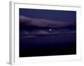 Moon and Clouds-null-Framed Photographic Print