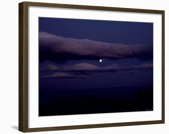 Moon and Clouds-null-Framed Photographic Print