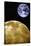 Moon And Earth, Artwork-Victor De Schwanberg-Stretched Canvas