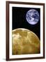 Moon And Earth, Artwork-Victor De Schwanberg-Framed Photographic Print