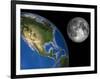 Moon And Earth, Artwork-Walter Myers-Framed Photographic Print