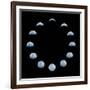 Moon and it's Phases-oriontrail2-Framed Art Print