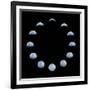 Moon and it's Phases-oriontrail2-Framed Art Print