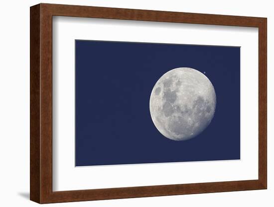 Moon and Jupiter-null-Framed Photographic Print