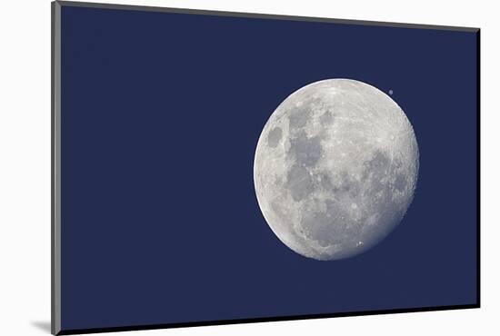 Moon and Jupiter-null-Mounted Photographic Print