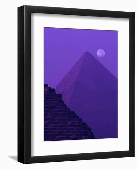 Moon and Pyramid of Khafre-Ron Watts-Framed Premium Photographic Print