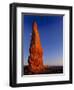 Moon and sandstone spire at Arches National Park-Scott T. Smith-Framed Photographic Print