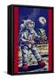 Moon Astronaut-null-Framed Stretched Canvas