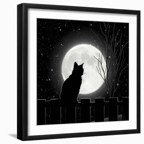 Moon Bath II-Tina Lavoie-Framed Giclee Print