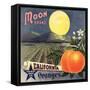 Moon Brand - California - Citrus Crate Label-Lantern Press-Framed Stretched Canvas