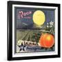 Moon Brand - California - Citrus Crate Label-Lantern Press-Framed Art Print