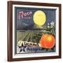 Moon Brand - California - Citrus Crate Label-Lantern Press-Framed Art Print