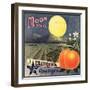 Moon Brand - California - Citrus Crate Label-Lantern Press-Framed Premium Giclee Print