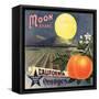 Moon Brand - California - Citrus Crate Label-Lantern Press-Framed Stretched Canvas