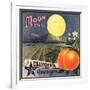 Moon Brand - California - Citrus Crate Label-Lantern Press-Framed Art Print