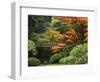 Moon Bridge in Autumn: Portland Japanese Garden, Portland, Oregon, USA-Michel Hersen-Framed Photographic Print