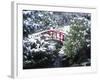 Moon Bridge in Kabota Gardens, Seattle, Washington, USA-Julie Eggers-Framed Photographic Print