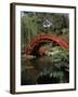 Moon Bridge Japanese Garden Huntington Botanical Gardens San Marino, California, USA-null-Framed Photographic Print