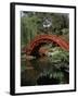 Moon Bridge Japanese Garden Huntington Botanical Gardens San Marino, California, USA-null-Framed Photographic Print