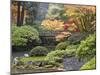 Moon Bridge, Portland Japanese Garden, Oregon, USA-William Sutton-Mounted Premium Photographic Print