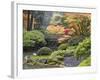 Moon Bridge, Portland Japanese Garden, Oregon, USA-William Sutton-Framed Photographic Print