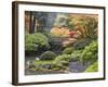 Moon Bridge, Portland Japanese Garden, Oregon, USA-William Sutton-Framed Photographic Print