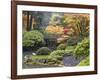 Moon Bridge, Portland Japanese Garden, Oregon, USA-William Sutton-Framed Photographic Print