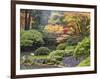 Moon Bridge, Portland Japanese Garden, Oregon, USA-William Sutton-Framed Photographic Print