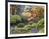 Moon Bridge, Portland Japanese Garden, Oregon, USA-William Sutton-Framed Photographic Print