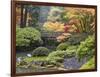 Moon Bridge, Portland Japanese Garden, Oregon, USA-William Sutton-Framed Photographic Print